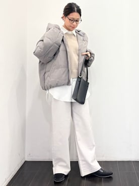 「アイテム（その他シューズ）」を使った、COMME CA ISM STAFFさん（レディース・157cm）の秋コーディネート