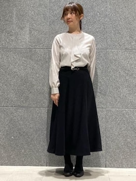 COMME CA ISM STAFFさん(レディース・160cm)の冬コーディネート