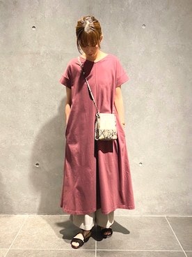 ワンピース ドレスを使った ローズピンク の人気ファッションコーディネート Wear