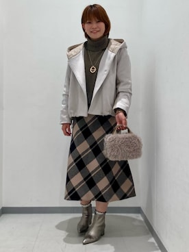 COMME CA ISM STAFFさん（レディース・163cm）の秋コーディネート