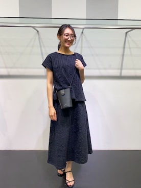 COMME CA ISM STAFFさん（レディース・165cm）の夏コーディネート