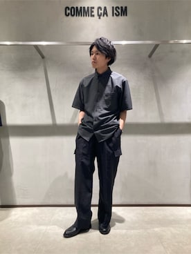 「COMME CA ISM（コムサイズム）のアイテム」を使った、COMME CA ISM STAFFさん（メンズ・162cm）の夏コーディネート