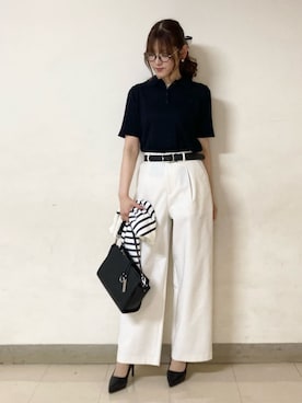 COMME CA ISM STAFFさん（レディース・160cm）の春コーディネート
