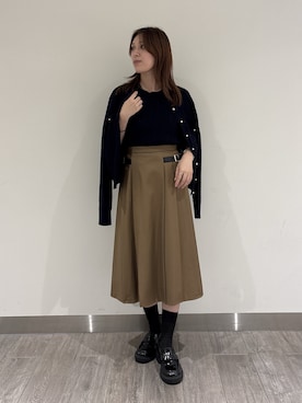 「アイテム（アンサンブル）」を使った、mikiさん（レディース・151cm）の秋コーディネート