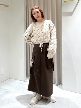 mikiさん（レディース・151cm）の冬コーディネート