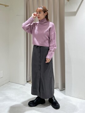 mikiさん（レディース・151cm）の冬コーディネート