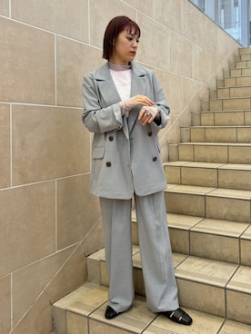 「STARTER BLACK LABEL（スターターブラックレーベル）のアイテム（トップス）」を使った、mikiさん（レディース・151cm）の春コーディネート