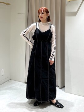「FREE'S MART（フリーズマート）のアイテム（スリッポン）」を使った、mikiさん（レディース・151cm）の春コーディネート