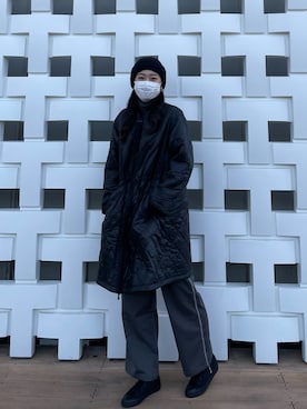 EMPORIO ARMANI(エンポリオアルマーニ)のナイロンジャケットを使った