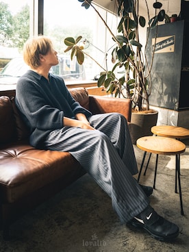 「NIKE」｜たーさん（メンズ・175cm）の秋コーディネート