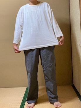 「STABILIZER GNZ（スタビライザージーンズ）のアイテム」を使った、二マリスさん（メンズ・169cm）の秋コーディネート