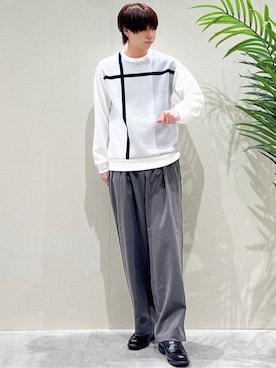 SHI-MAさん(メンズ・173cm)の冬コーディネート