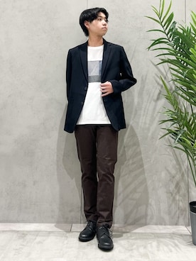 SHI-MAさん(メンズ・173cm)の秋コーディネート