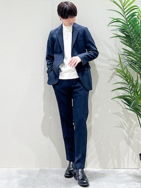 SHI-MAさん(メンズ・173cm)の冬コーディネート
