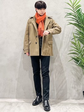 SHI-MAさん（メンズ・173cm）の冬コーディネート