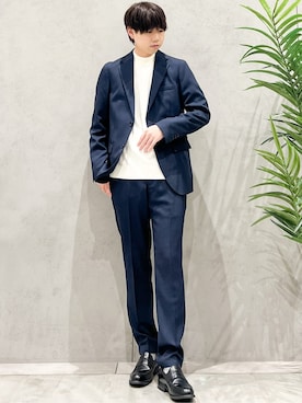 SHI-MAさん（メンズ・173cm）の冬コーディネート