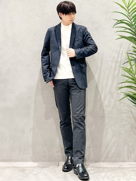 SHI-MAさん(メンズ・173cm)の冬コーディネート