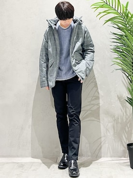 SHI-MAさん(メンズ・173cm)の冬コーディネート