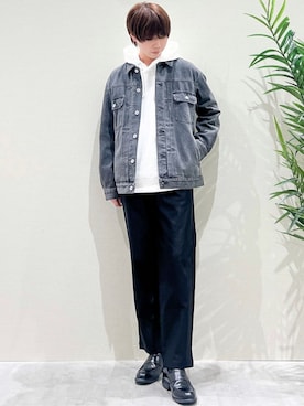 「THE SHOP TK （ザ ショップ ティーケー ）のアイテム」を使った、SHI-MAさん（メンズ・173cm）の春コーディネート