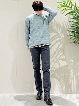 SHI-MAさん(メンズ・173cm)の冬コーディネート
