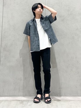 SHI-MAさん(メンズ・173cm)の夏コーディネート