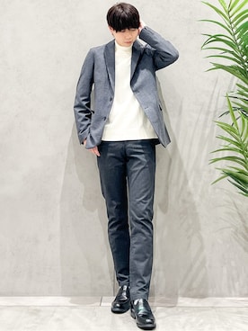 SHI-MAさん(メンズ・173cm)の冬コーディネート