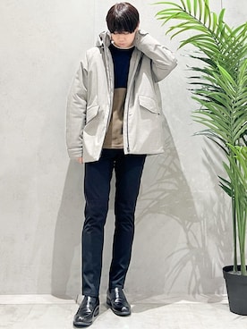 SHI-MAさん(メンズ・173cm)の冬コーディネート