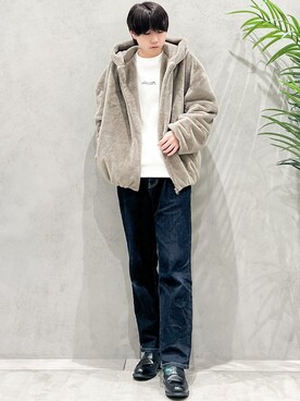 SHI-MAさん(メンズ・173cm)の冬コーディネート