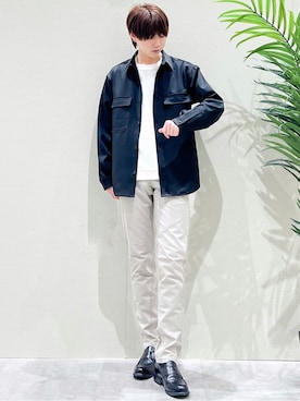 「THE SHOP TK （ザ ショップ ティーケー ）のアイテム」を使った、SHI-MAさん（メンズ・173cm）の冬コーディネート