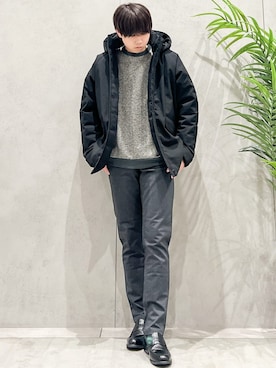 SHI-MAさん(メンズ・173cm)の冬コーディネート