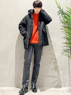 SHI-MAさん(メンズ・173cm)の冬コーディネート