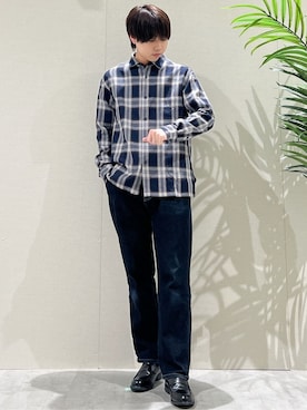 SHI-MAさん(メンズ・173cm)の冬コーディネート