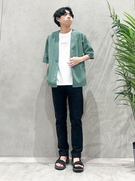 SHI-MAさん(メンズ・173cm)の夏コーディネート
