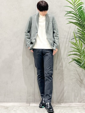SHI-MAさん(メンズ・173cm)の冬コーディネート