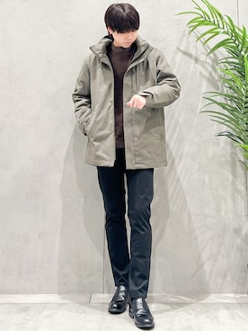SHI-MAさん(メンズ・173cm)の冬コーディネート