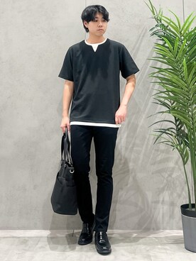 SHI-MAさん(メンズ・173cm)の秋コーディネート