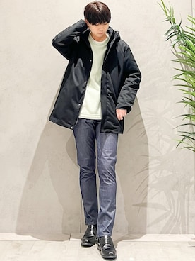 SHI-MAさん(メンズ・173cm)の冬コーディネート