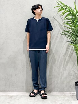SHI-MAさん(メンズ・173cm)の夏コーディネート