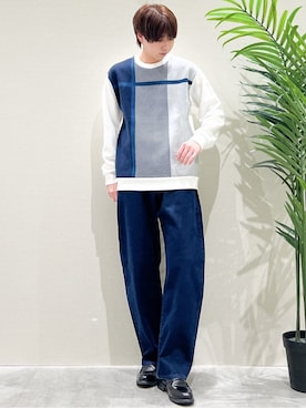 SHI-MAさん(メンズ・173cm)の冬コーディネート