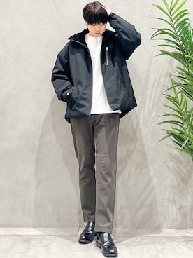 SHI-MAさん（メンズ・173cm）の冬コーディネート