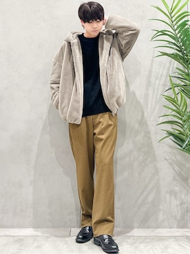 SHI-MAさん（メンズ・173cm）の冬コーディネート