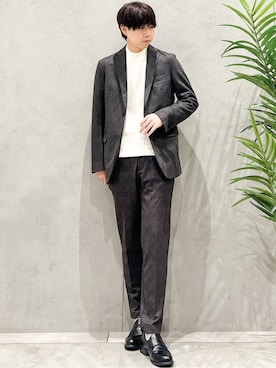 SHI-MAさん(メンズ・173cm)の冬コーディネート
