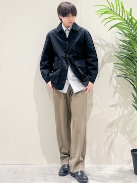 SHI-MAさん(メンズ・173cm)の冬コーディネート