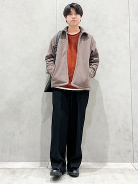 「THE SHOP TK （ザ ショップ ティーケー ）のアイテム（トートバッグ）」を使った、SHI-MAさん（メンズ・173cm）の秋コーディネート
