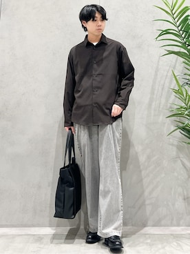 SHI-MAさん（メンズ・173cm）の秋コーディネート