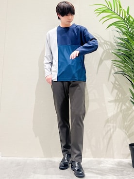 SHI-MAさん(メンズ・173cm)の冬コーディネート