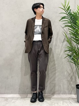 SHI-MAさん(メンズ・173cm)の秋コーディネート