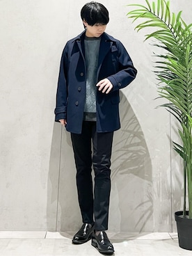 SHI-MAさん(メンズ・173cm)の冬コーディネート