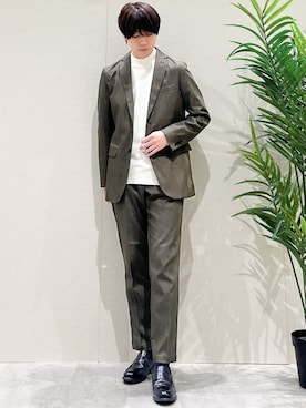 SHI-MAさん(メンズ・173cm)の冬コーディネート