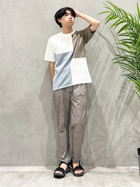 SHI-MAさん（メンズ・173cm）の夏コーディネート